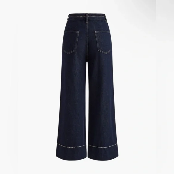Commense Dark Blue Flare Jeans - Picture 2 of 3
